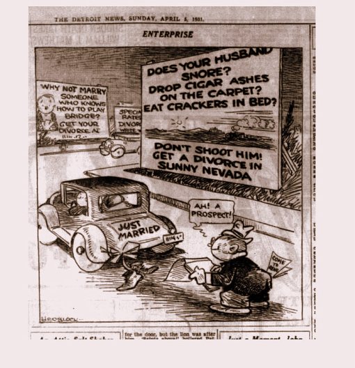 reno45a Detroit News April 4 1931 Mariticidal humor enlivened by 